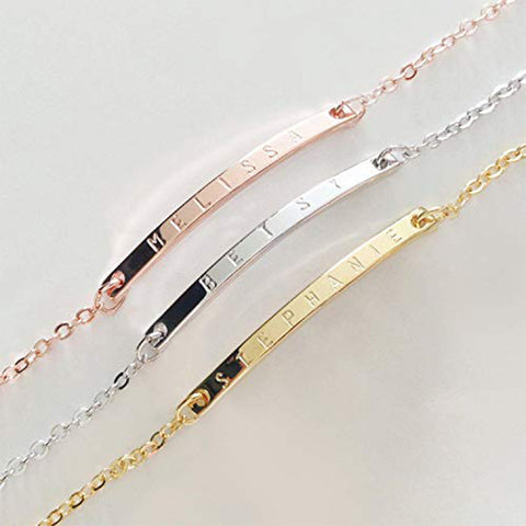 Sterling Silver Jewelry Fashion Personalized Custom Bracelet Gift