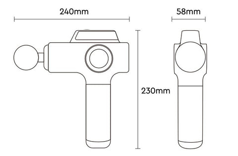 Massage Gun Small Muscle Massager Household