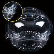 SINGLE CUPCAKE BOXES CLEAR MUFFIN HOLDER CASES DOMES CUPS PODS CONTAINERS