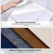 Self Adhesive Carpet Tiles Peel And Stick Floor Plank Mat Non-Slip