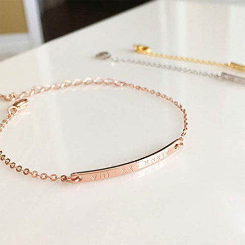 Sterling Silver Jewelry Fashion Personalized Custom Bracelet Gift